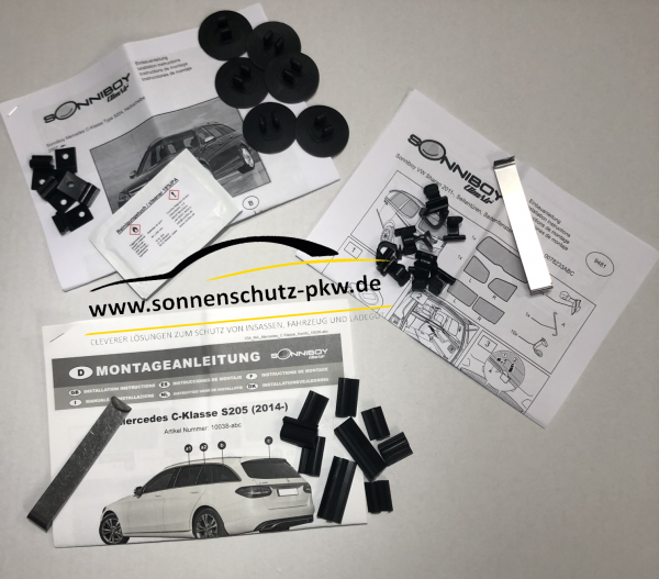 assembly kit sonniboy sun shades Dacia