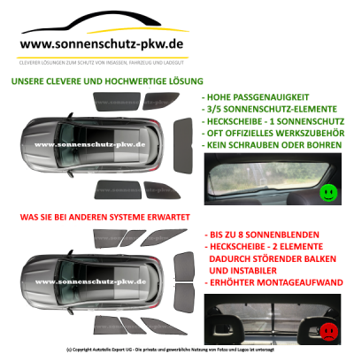 sichtschutz sonniboy skoda octavia combi 4