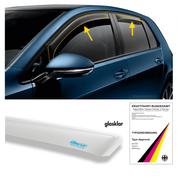 Wind deflector Renault Austral clear