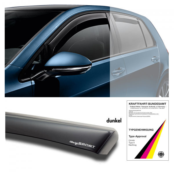 WINDABWEISER VW Golf Plus 6 schwarz