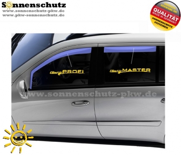 climair Rain deflector PROFI Opel Combo 5-DOOR 2001 grey