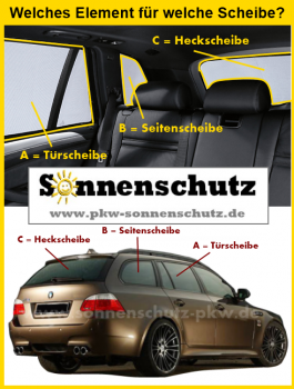 Sun protection Mercedes V-Klasse (W447) RearWindow 05.2014-