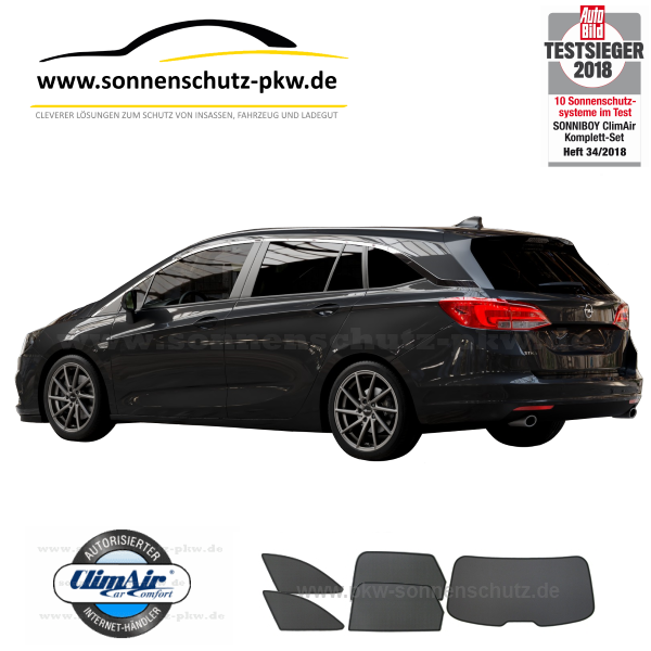 MAGII 4 Stück Autofenster Windabweiser für Opel Astra J Hatchback