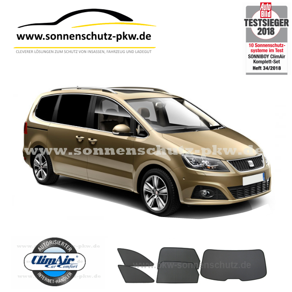 seat alhambra sonnenschutz sonniboy