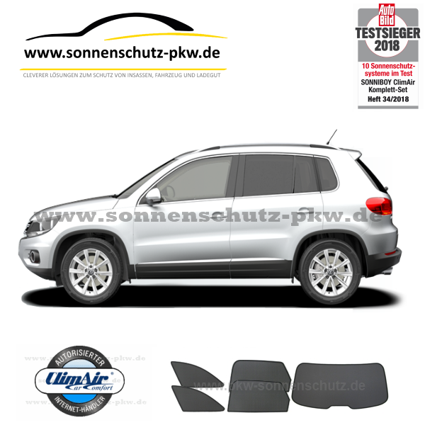 Car shades VW Tiguan 5N