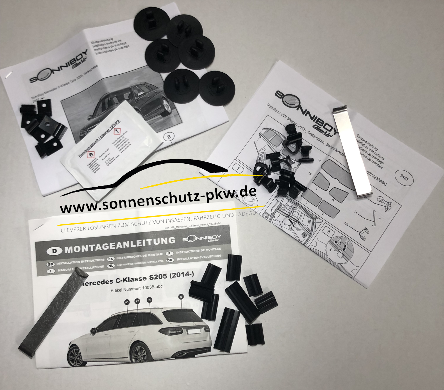  Sonniboy Sunshades Assembly Kit - Smart
