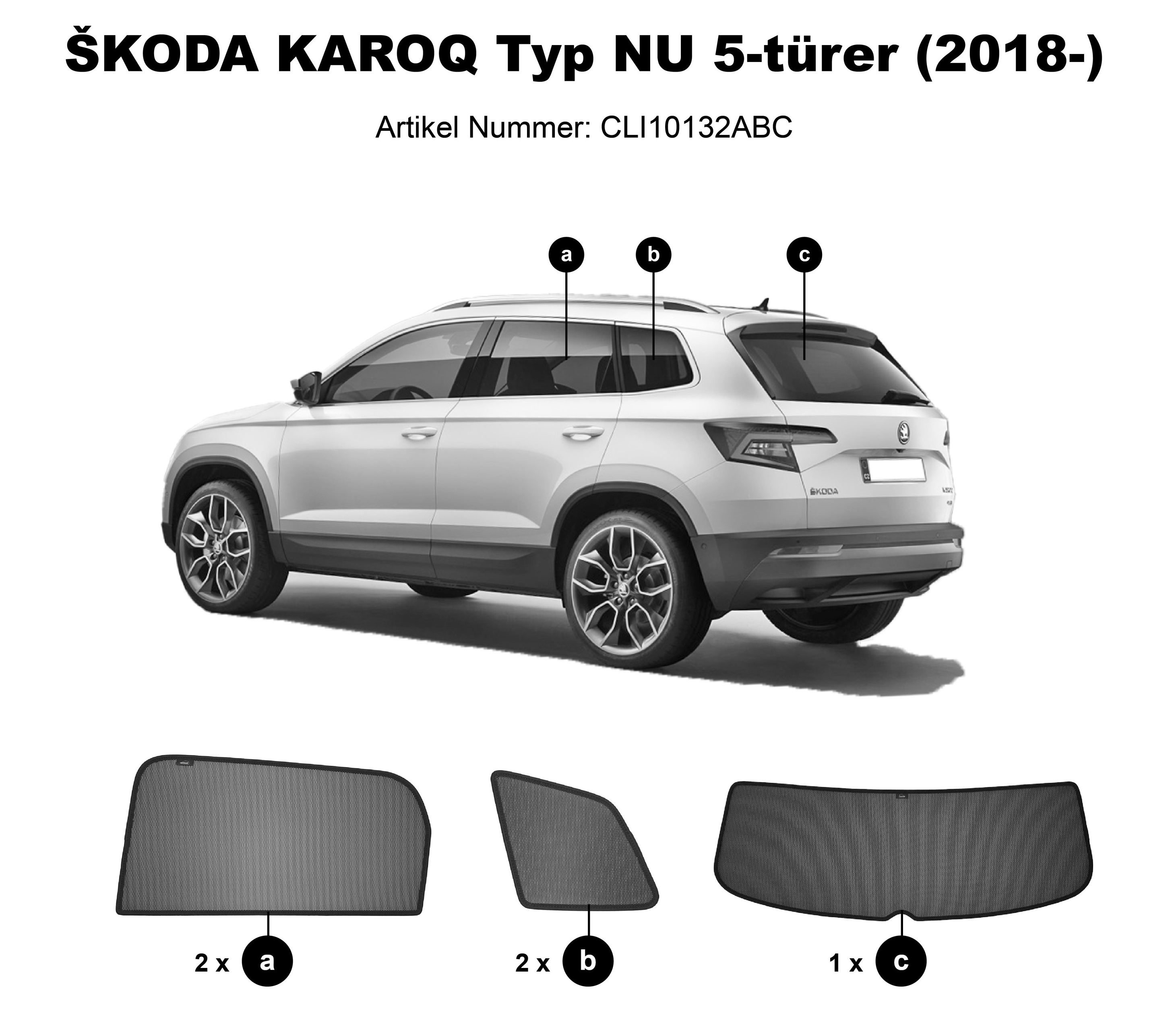 Sonniboy Sonnenschutz kompatibel mit Dacia Duster II 2018- INKL