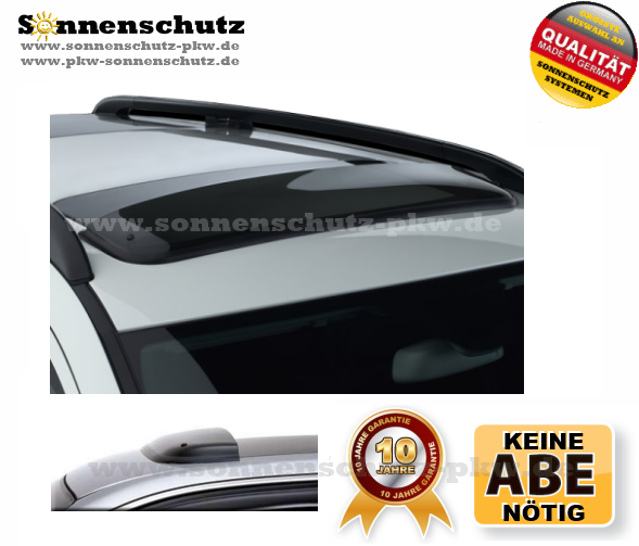  Dachwindabweiser Openair BMW 3er (E90) 4-Türer  rauchgrau