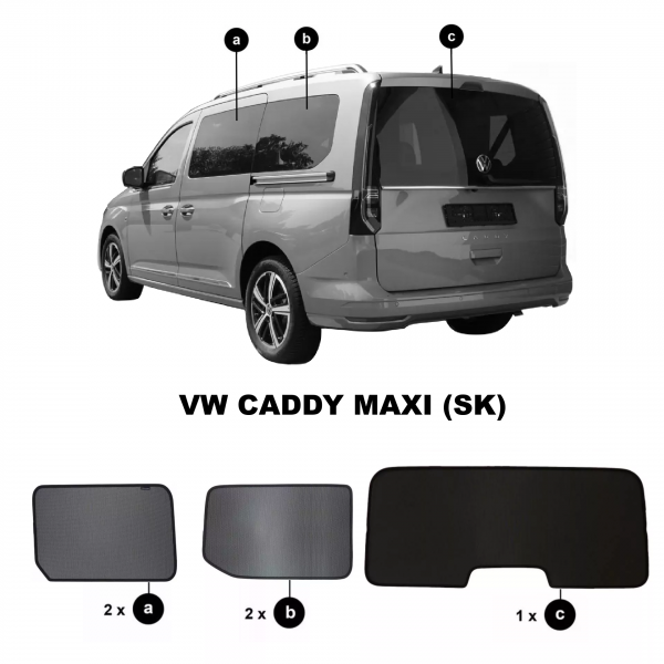 car shades VW Caddy Maxi V