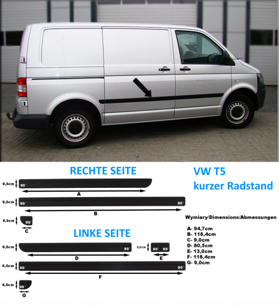 Rammschutzleiste VW T5