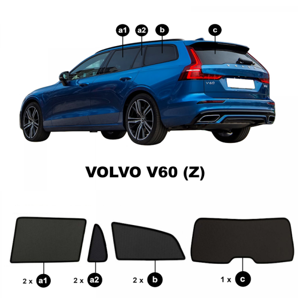 Privacy shades Volvo V60