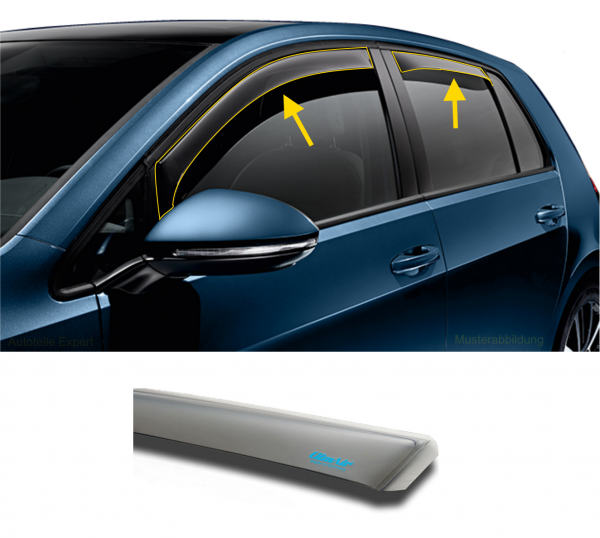 Wind deflector Mazda CX-5 KF grey