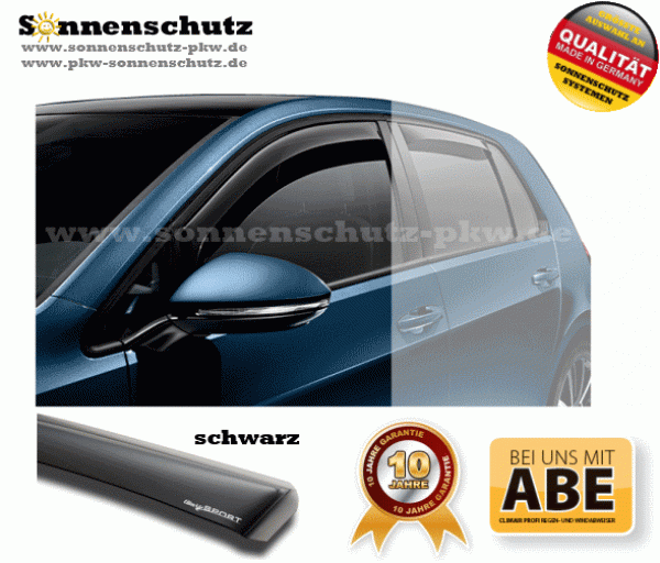 Wind deflector PROFI Jeep Commander 5-DOOR 2005 black