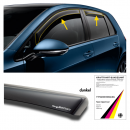 Winddeflector Hyundai i30 Fastback (PD) front + rear 06.2017-   black